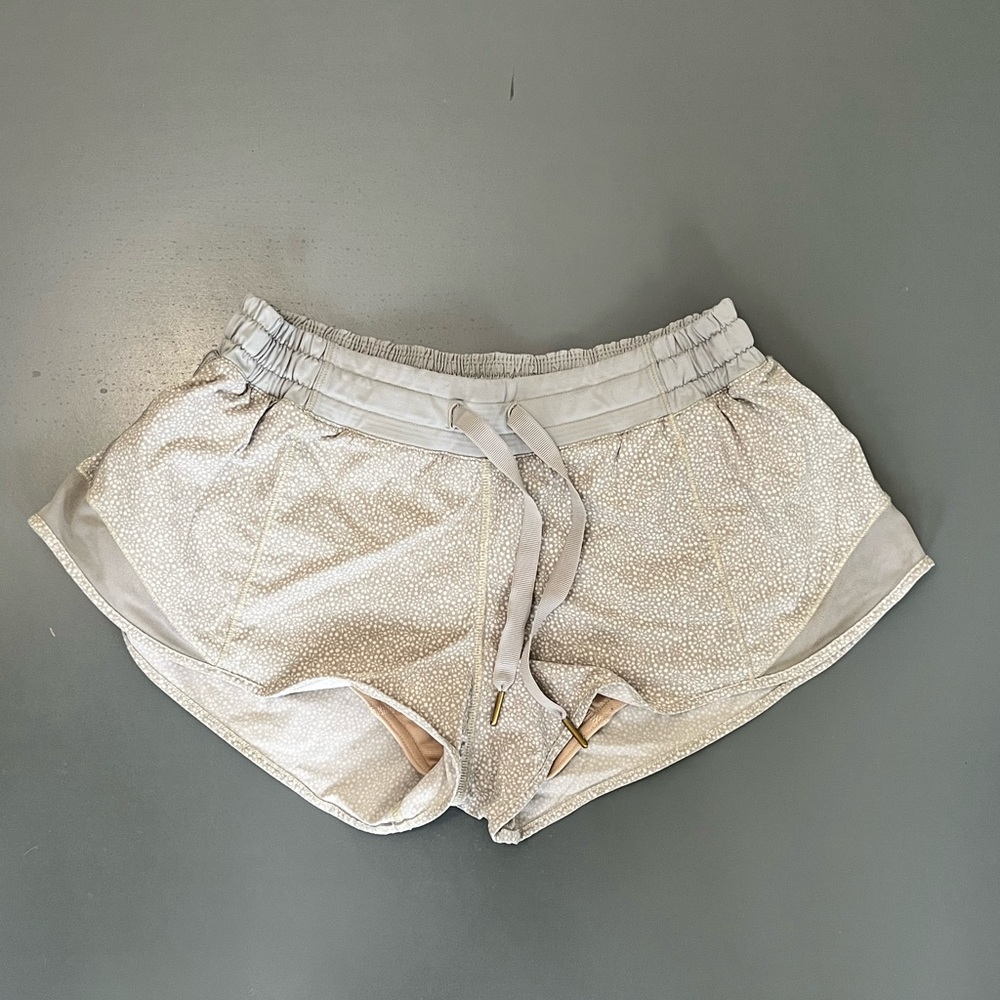 Gray/White Hotty Hot Shorts Size 8
